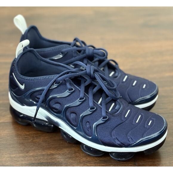 NEW Nike Air Vapormax Plus Midnight Navy Metallic Silver DH0611-400 Men\'s Size 9 main image 5